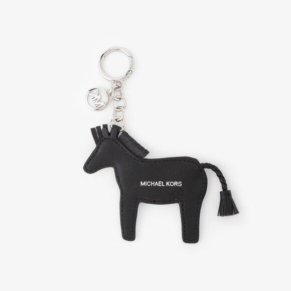 MICHAEL KORS Zebra Keychain Key Fob Bag Charm - Black - Picture 4 of 9